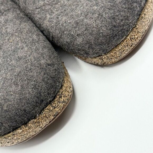 Haflinger Unisex Grizzly Classic Wool Clogs / Gray - Men’s EU 45 - Picture 2 of 12